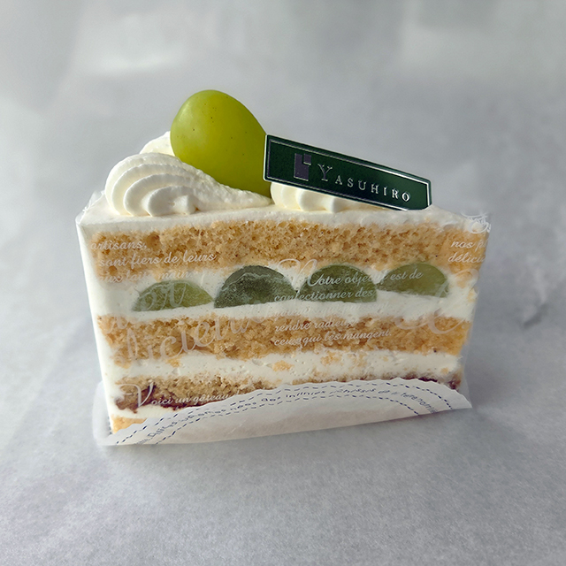シャインマスカットのショートケーキ